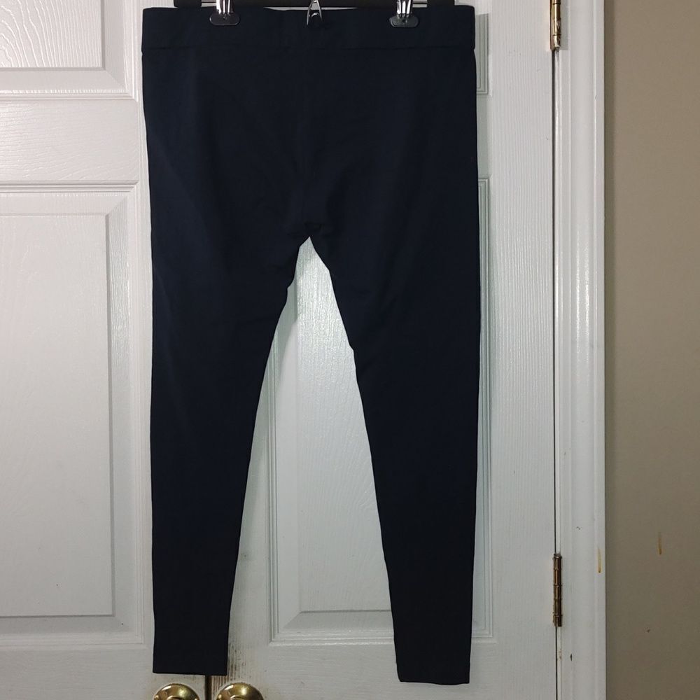 Matty M navy blue dressy leggings Sz XL